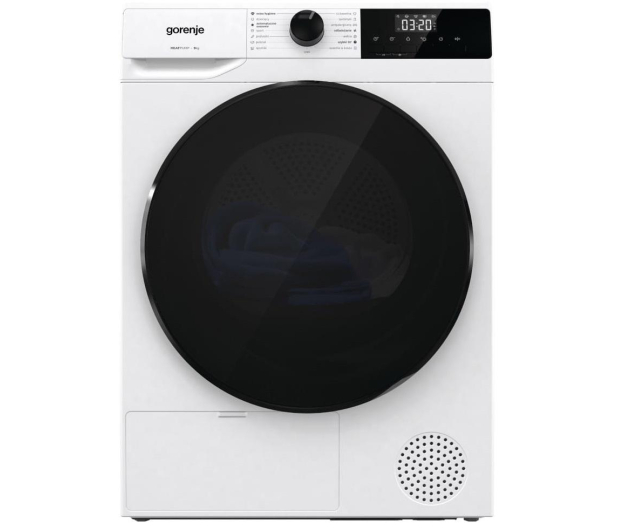GORENJE DHNA93/PL 9 kg z pompą ciepła, ExtraHygiene, AntiCrease, Program Automatyczne suszenie, Program szybki 30’ - 1336202 - zdjęcie